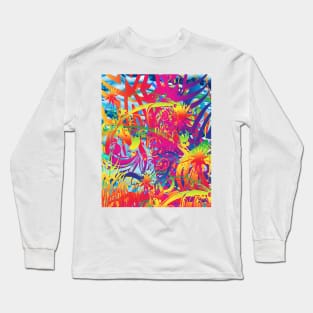 Abstract Magical Garden Long Sleeve T-Shirt